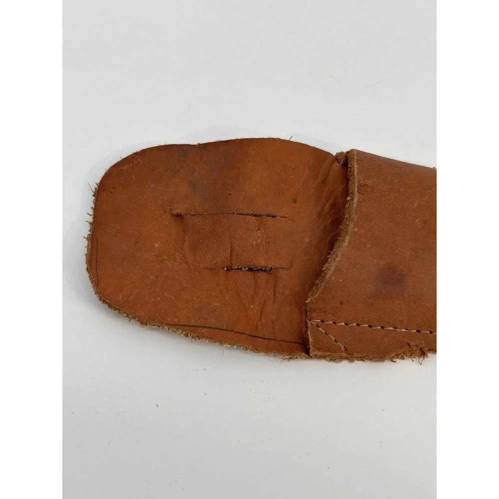 Vintage Handmade Leather‎ Knife Sheath W/ Belt Loop 11